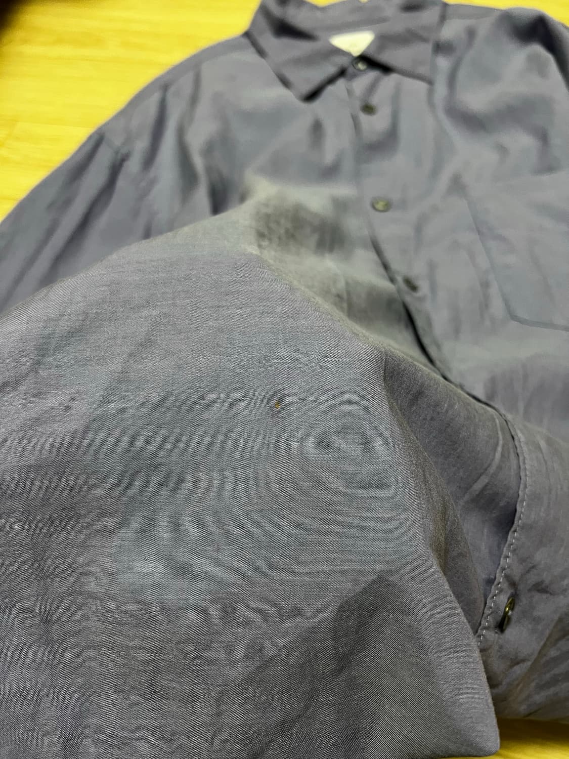 [2] 폴리테루 루즈드 텐코 셔츠 워시드 블루 상품이미지4