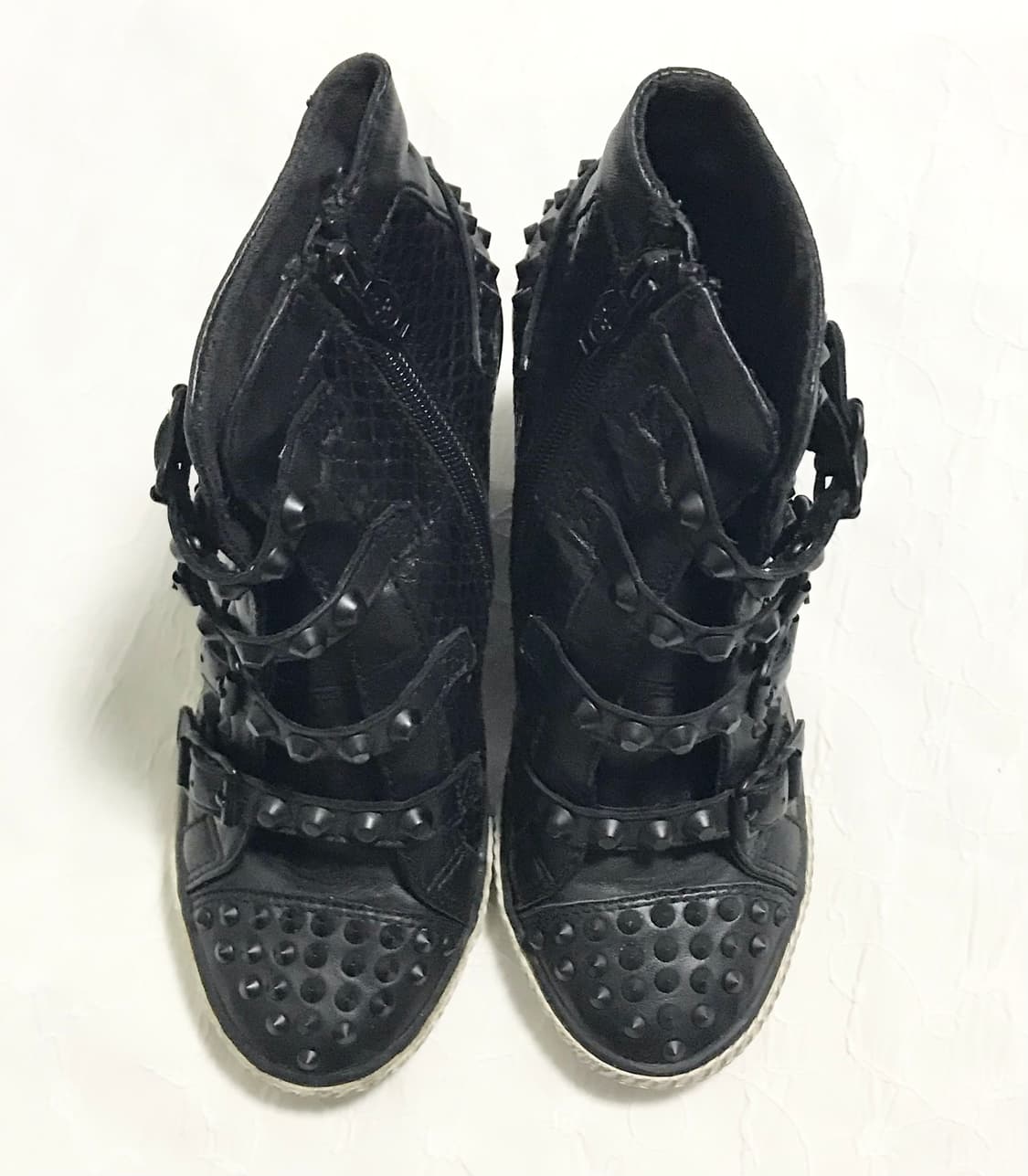 택포•아쉬 ash 스터드 웨지힐 스니커즈 36 상품이미지3