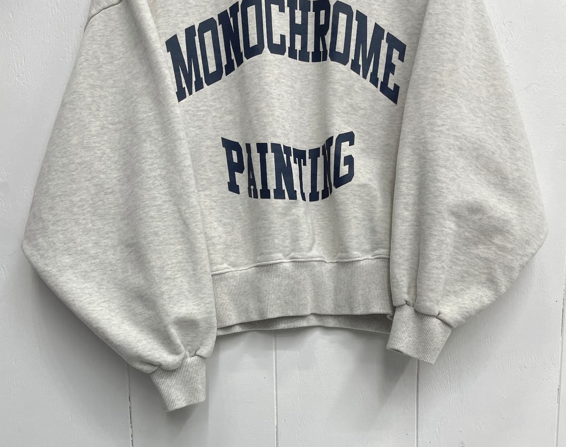 스튜디오 톰보이 MONOCHROME 프린팅 맨투맨 상품이미지5