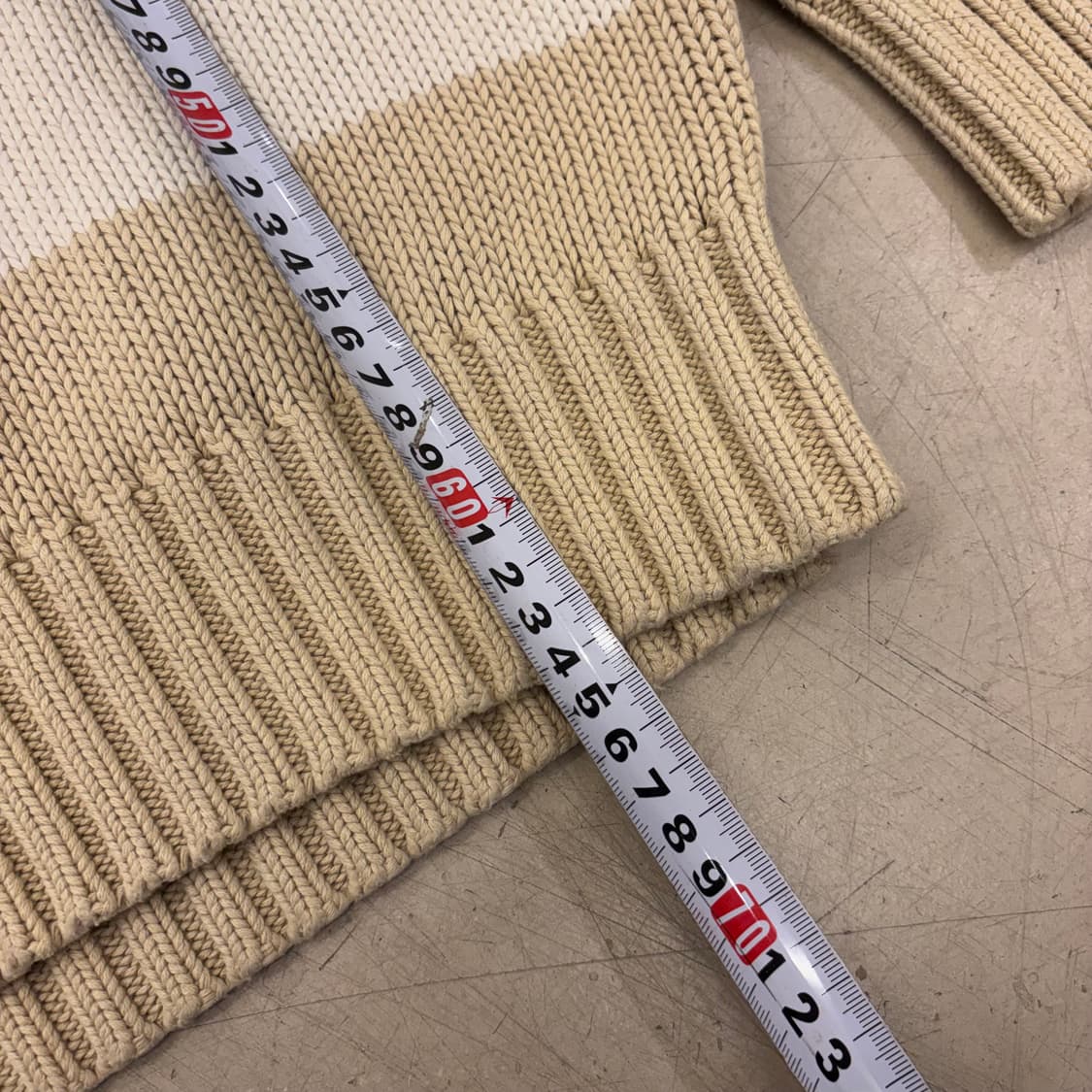 빈폴 투톤 스트라이프 스몰로고 니트 상품이미지4