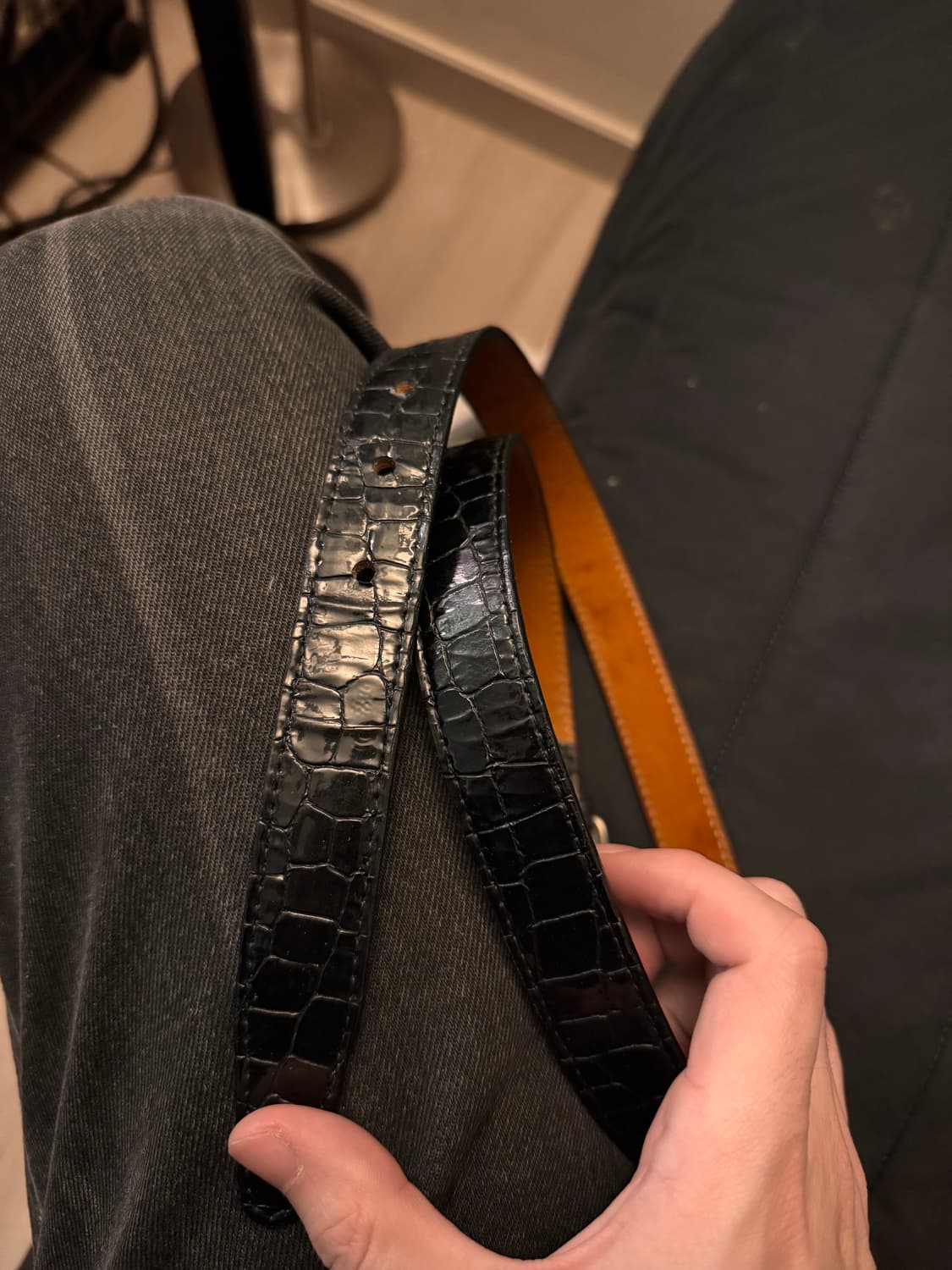 디스퀘어드 레더 벨트 상품이미지3