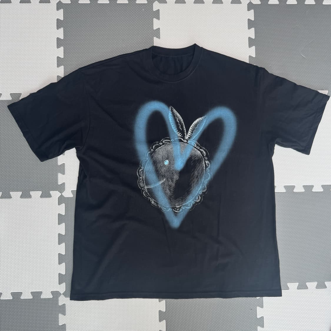 디서먼트 Rabbit printing 반팔 상품이미지3