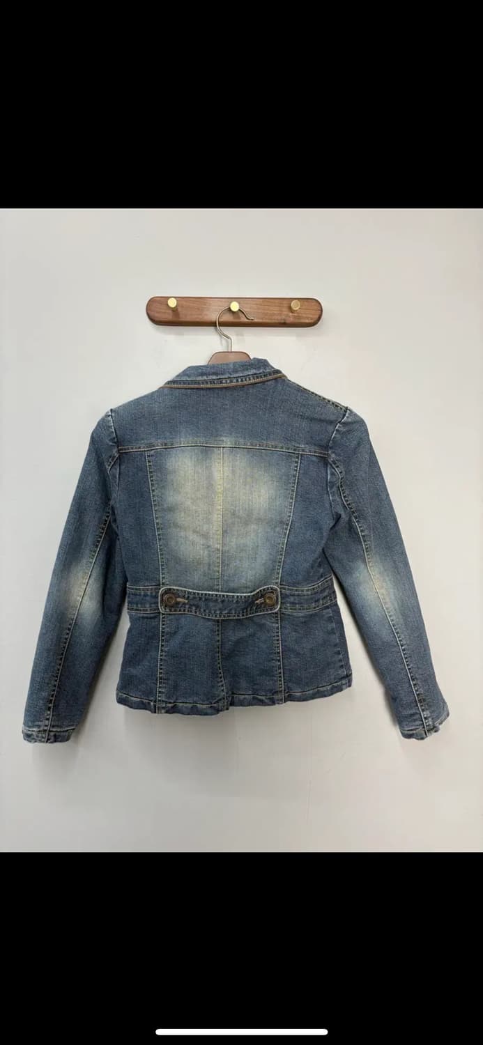 빈티지 y2k 데님 블레이저 자켓 H1913 상품이미지4