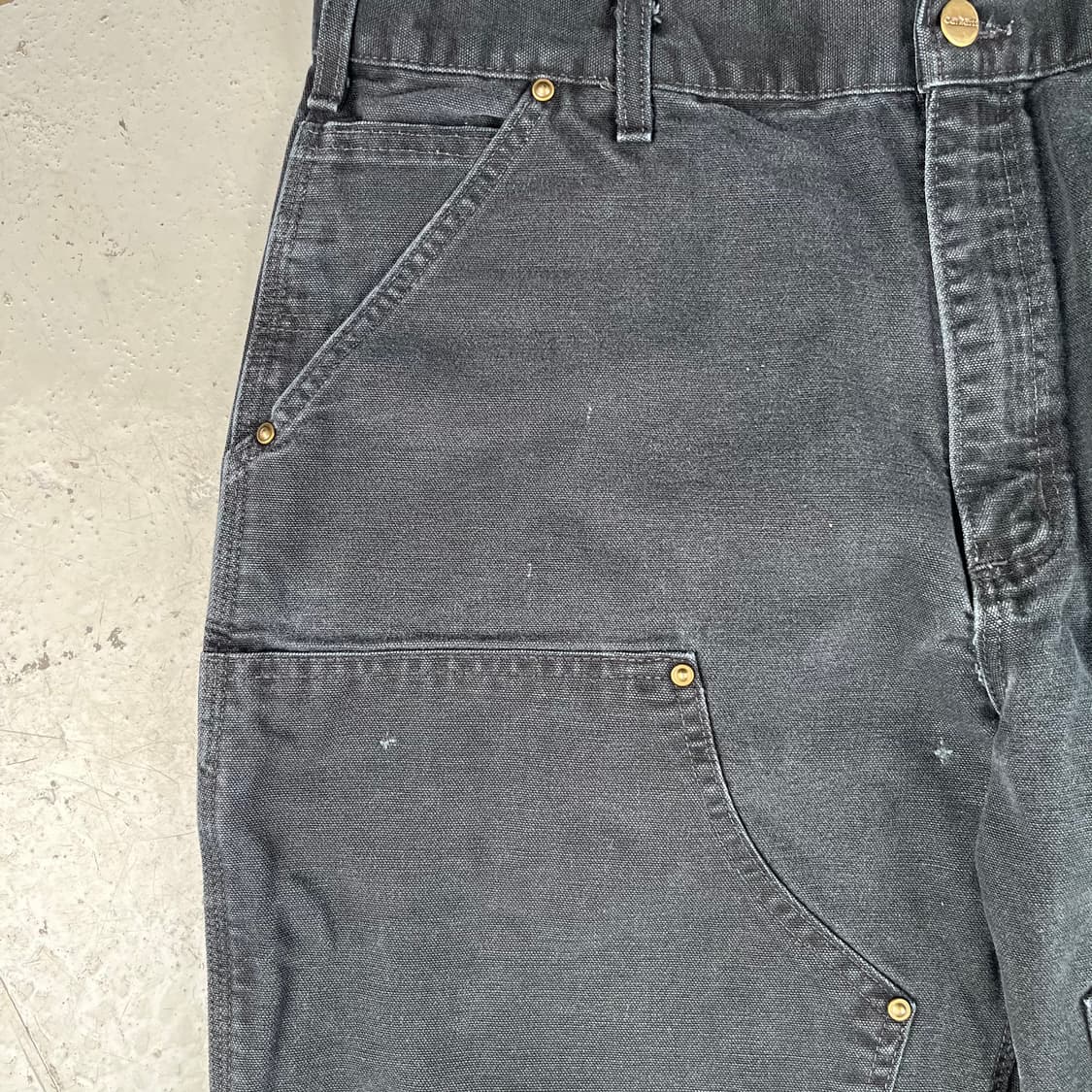 빈티지 칼하트 블랙 더블니 워크 팬츠 B136BLK 상품이미지6