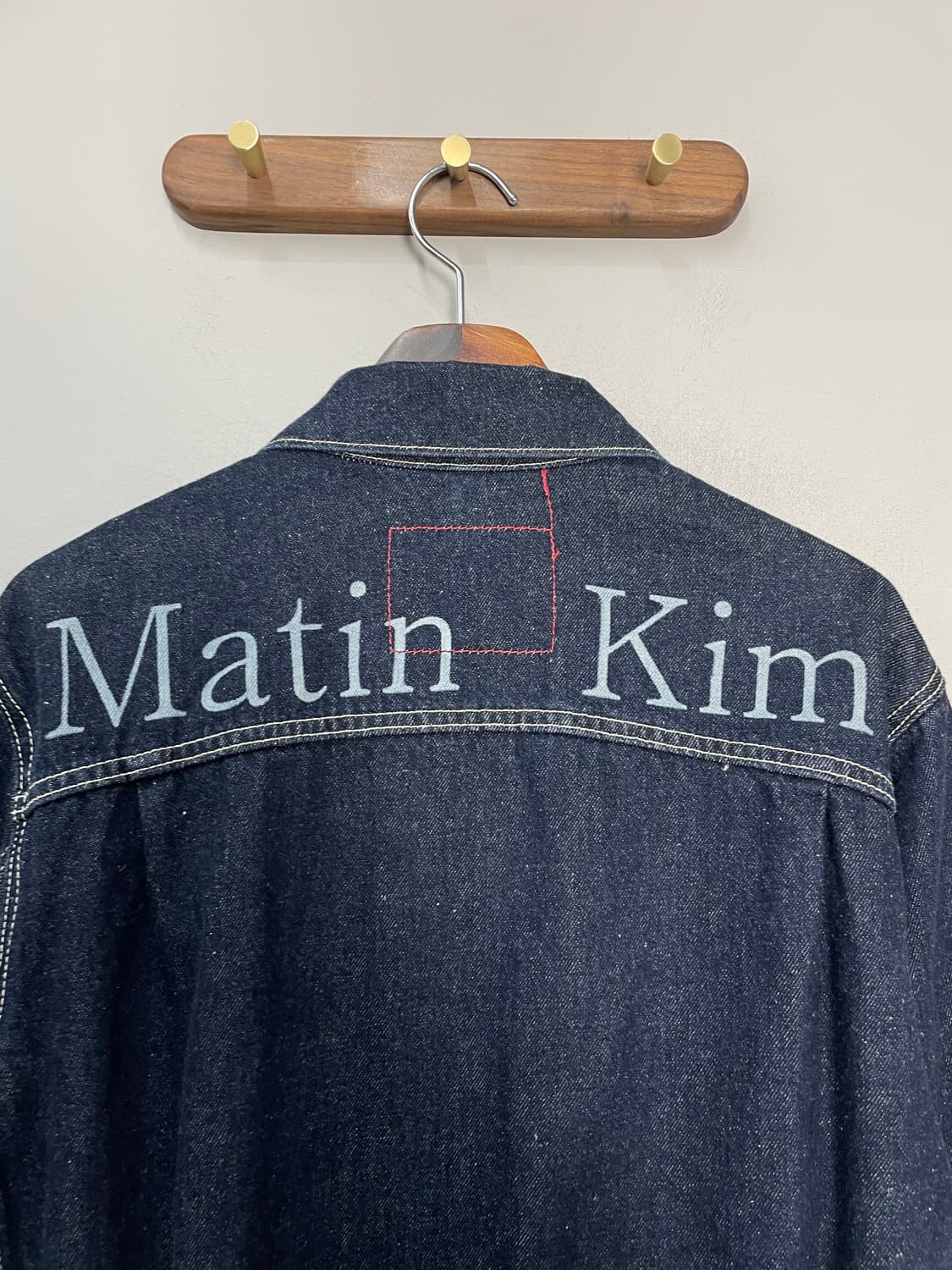 리바이스X마뗑킴 셀비지 데님 트러커 자켓 H2182 상품이미지5
