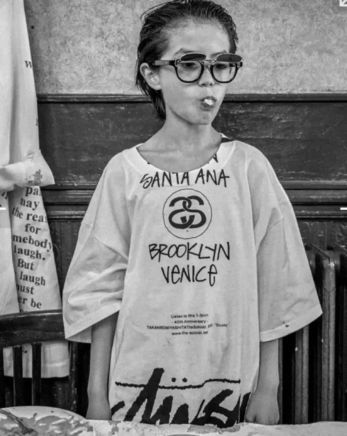 [XL] 스투시 x 타카히로미야시타 더 솔로이스트 40 월드투어 티셔츠 상품이미지1