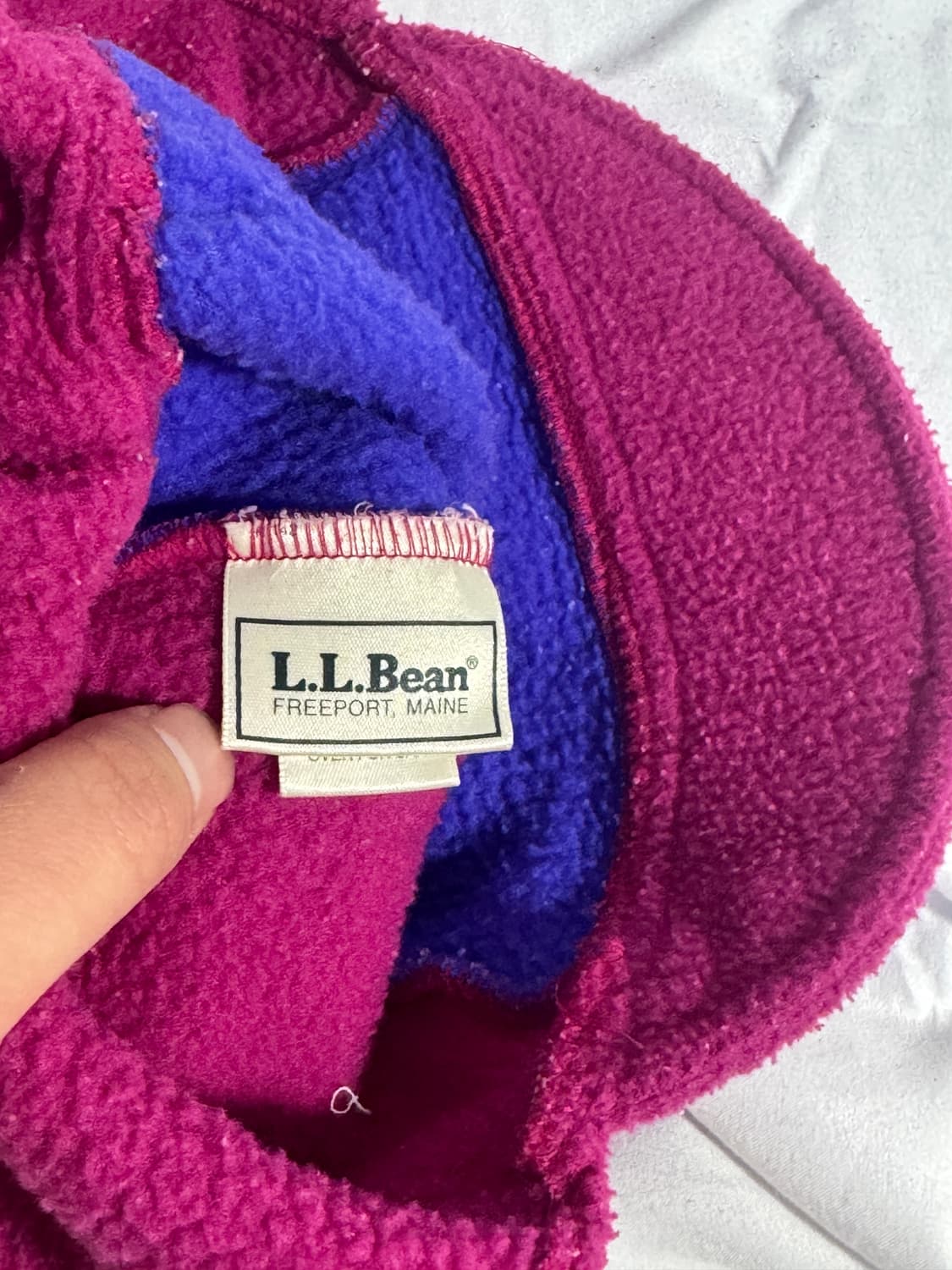 80s usa 엘엘빈 플리스 이어플랩 캡 상품이미지7