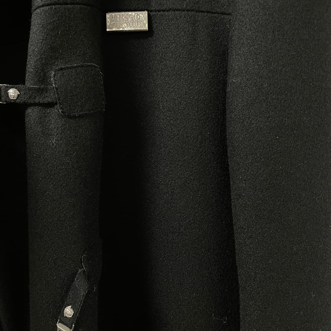 베르사체 블랙 코트 L 상품이미지6