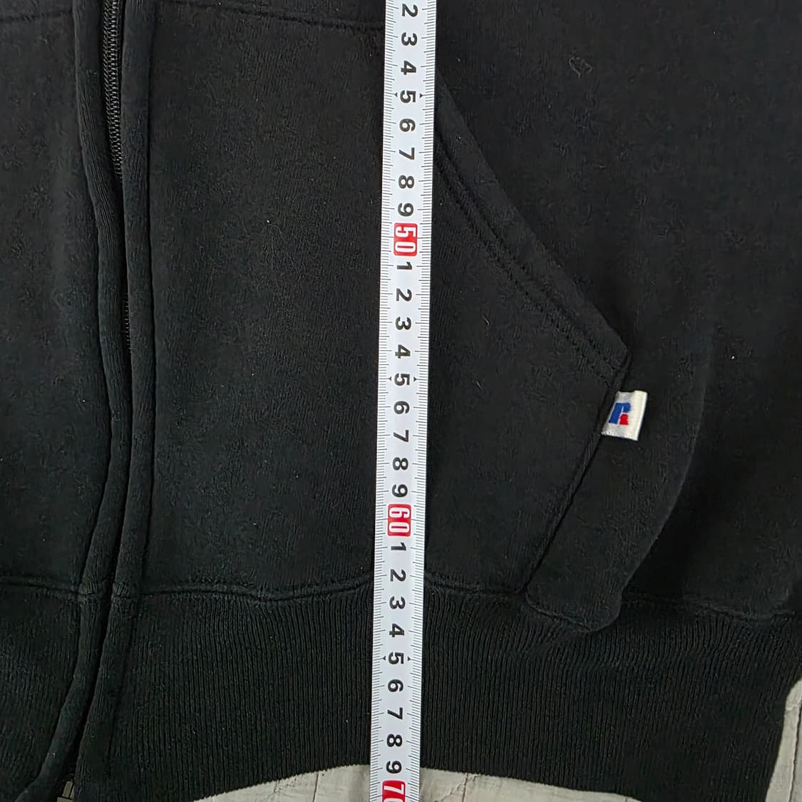 [XL] 90s 빈티지 러셀 애슬레틱 후드집업 블랙 ver. 집크랙 상품이미지10