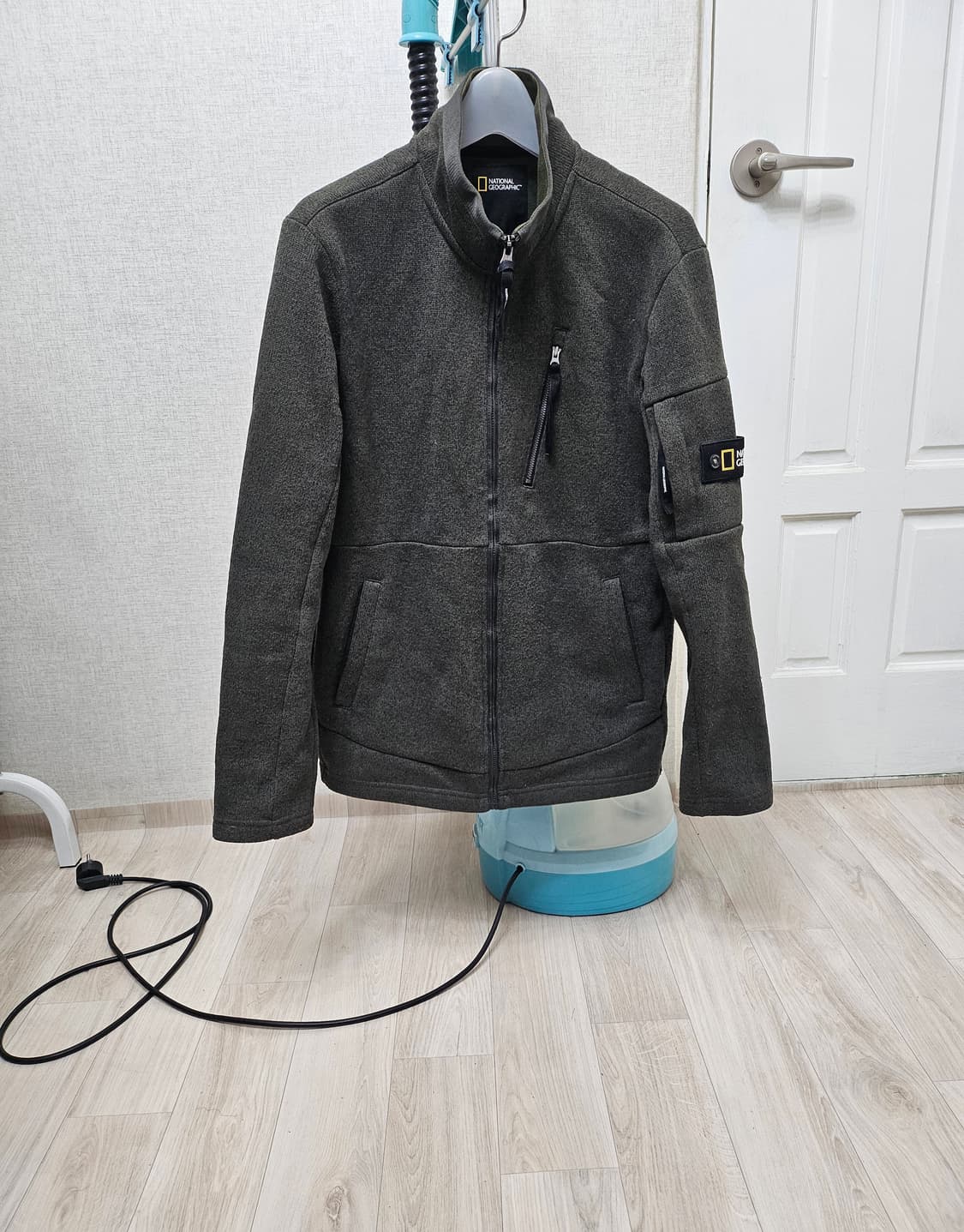 (95)M ☆초대장급☆ 내셔널지오그래픽 [카키] 몬타나 니트집업 상품이미지1