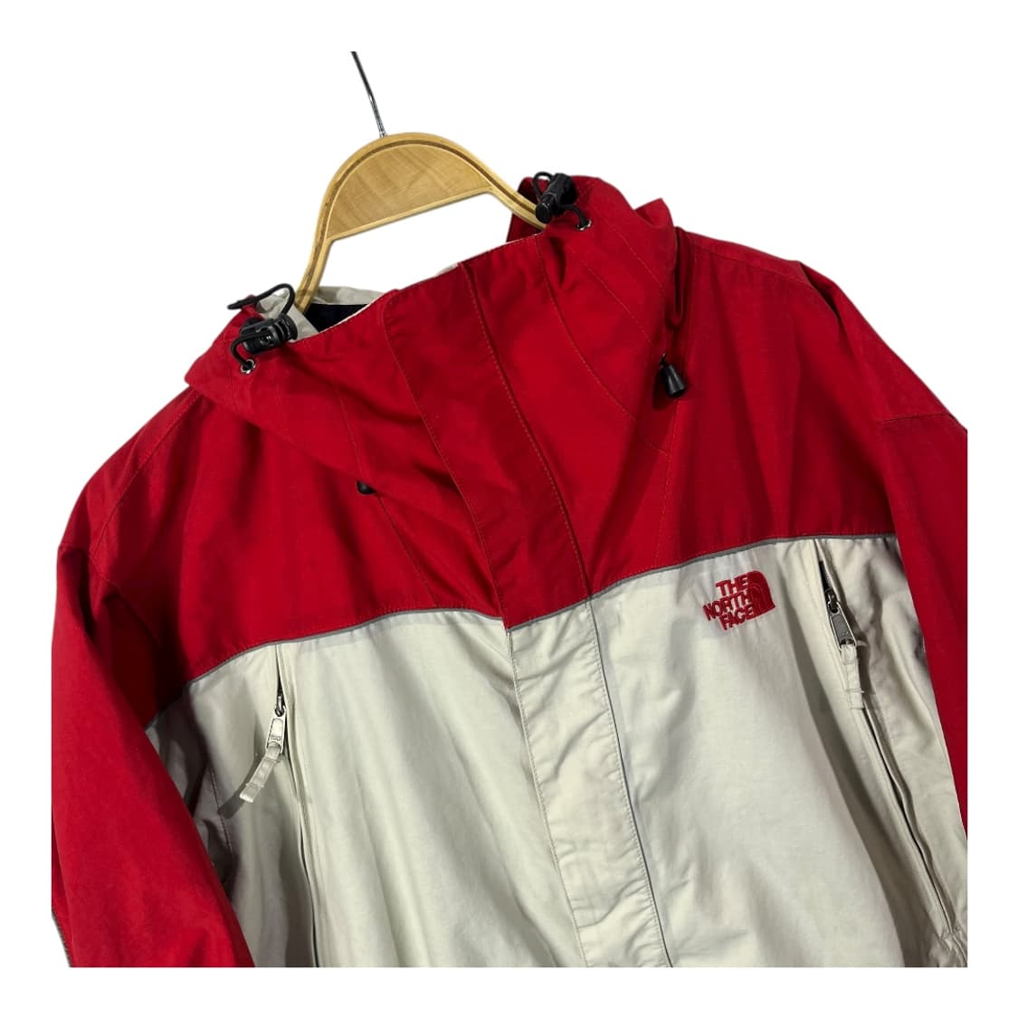 [The North Face] 노스페이스 레드 배색 바람막이 상품이미지3