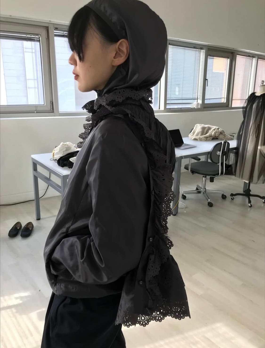 에옹쓰 eonts thornel windbreaker brown 상품이미지2