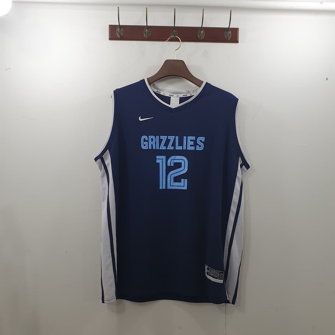 3XL 나이키 남성 멤피스 그리즐리스 NBA 스윙맨 농구 기능성 나시 상품이미지1