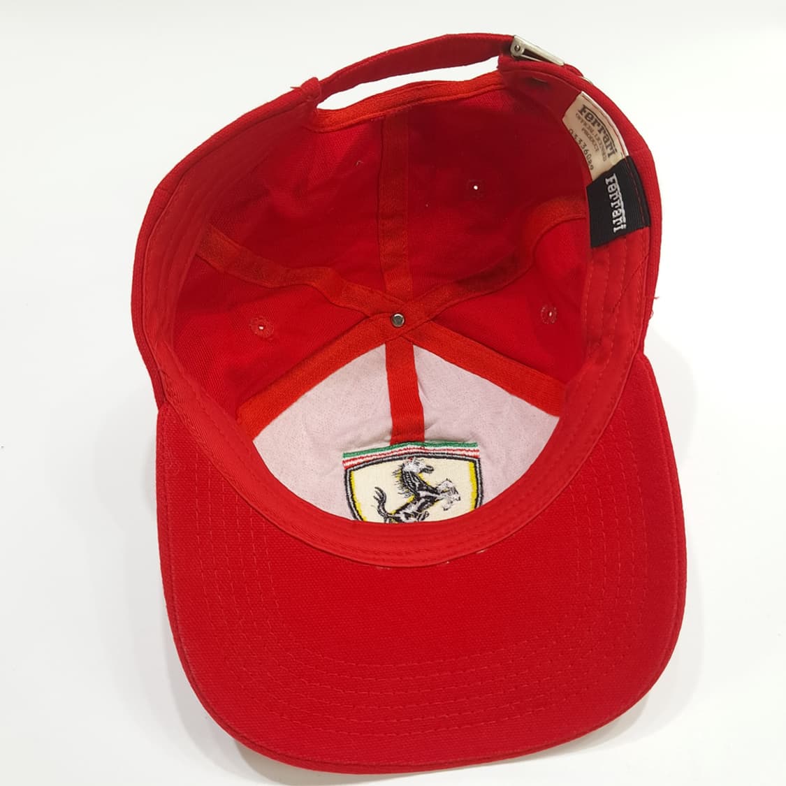 페라리 Prancing Horse 오피셜 라이선스 레드 볼캡 P1409 상품이미지6
