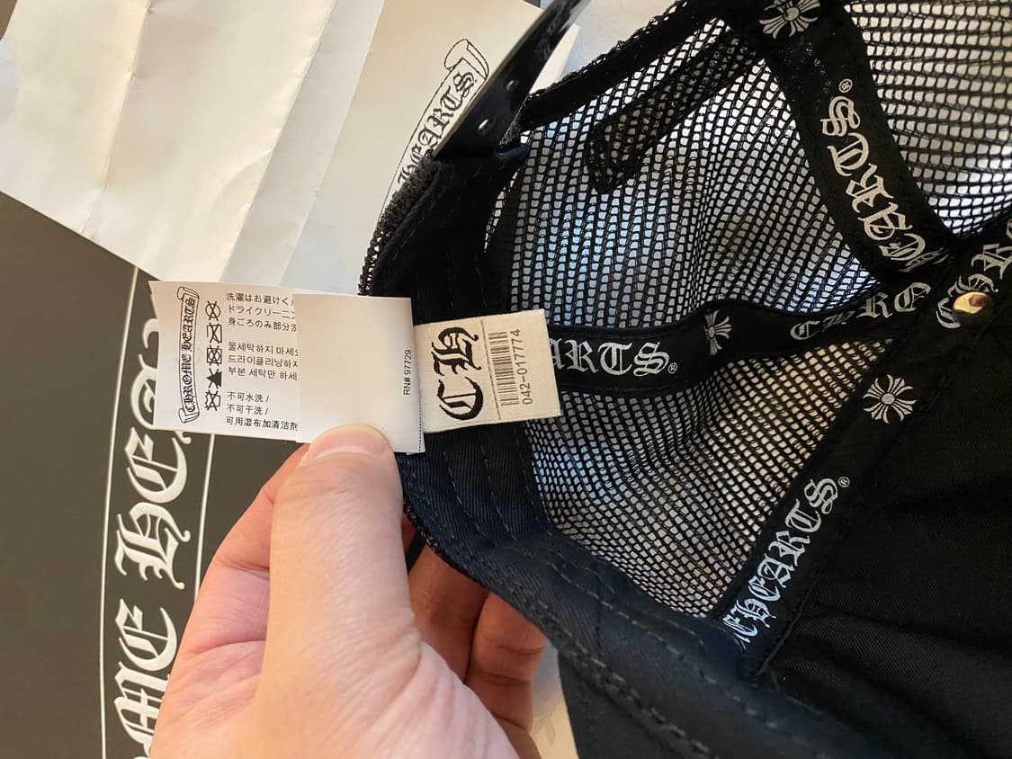 (새제품) 크롬하츠 세메터리 트러커 햇 블랙 상품이미지6