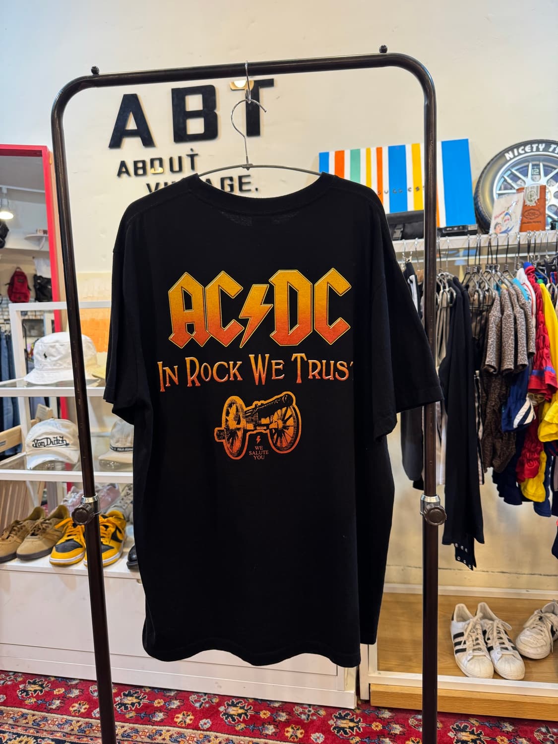 AC/DC 앵거스영 프린팅 반팔 티셔츠 XL 상품이미지5