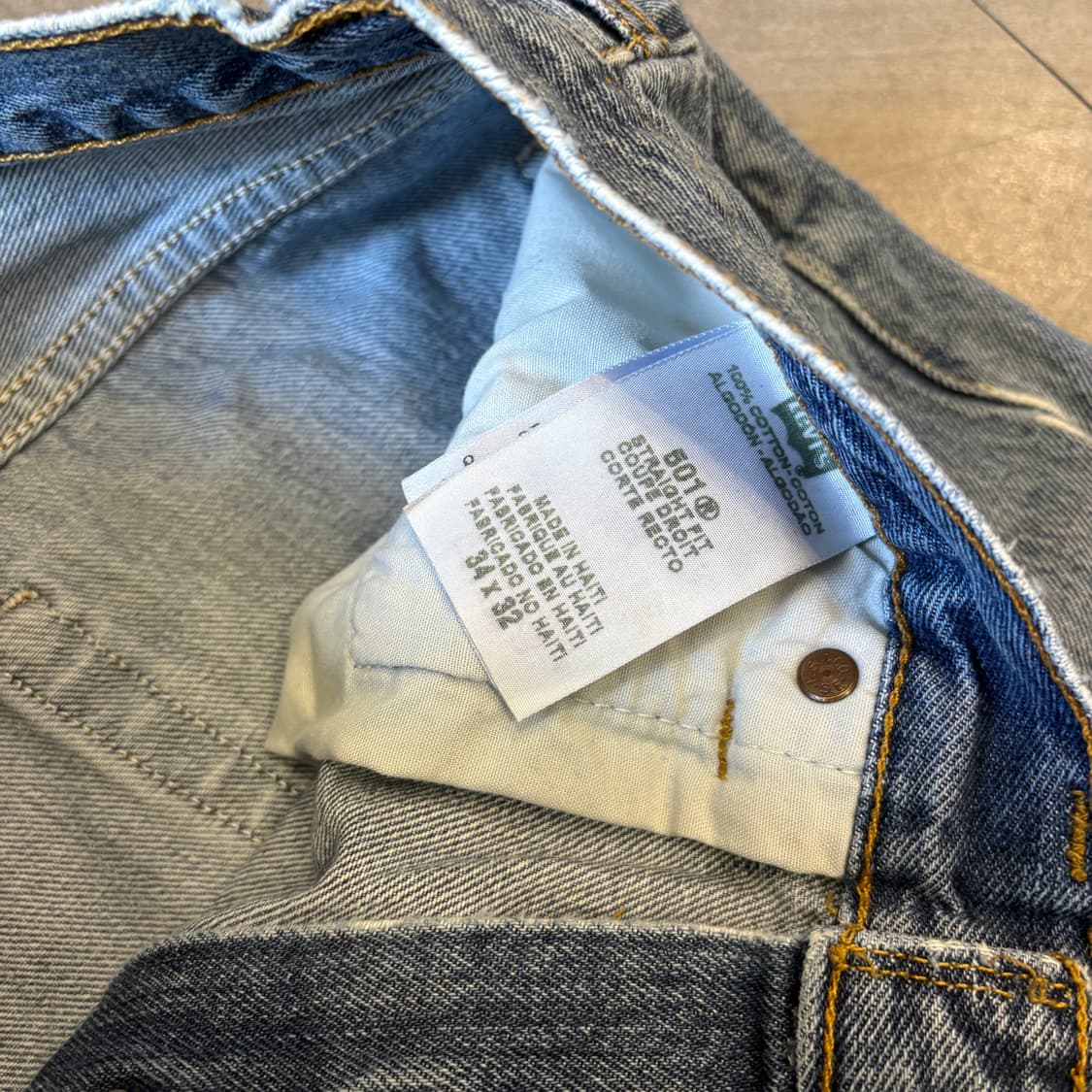 리바이스 정품 바지 501 데님 팬츠 상품이미지6