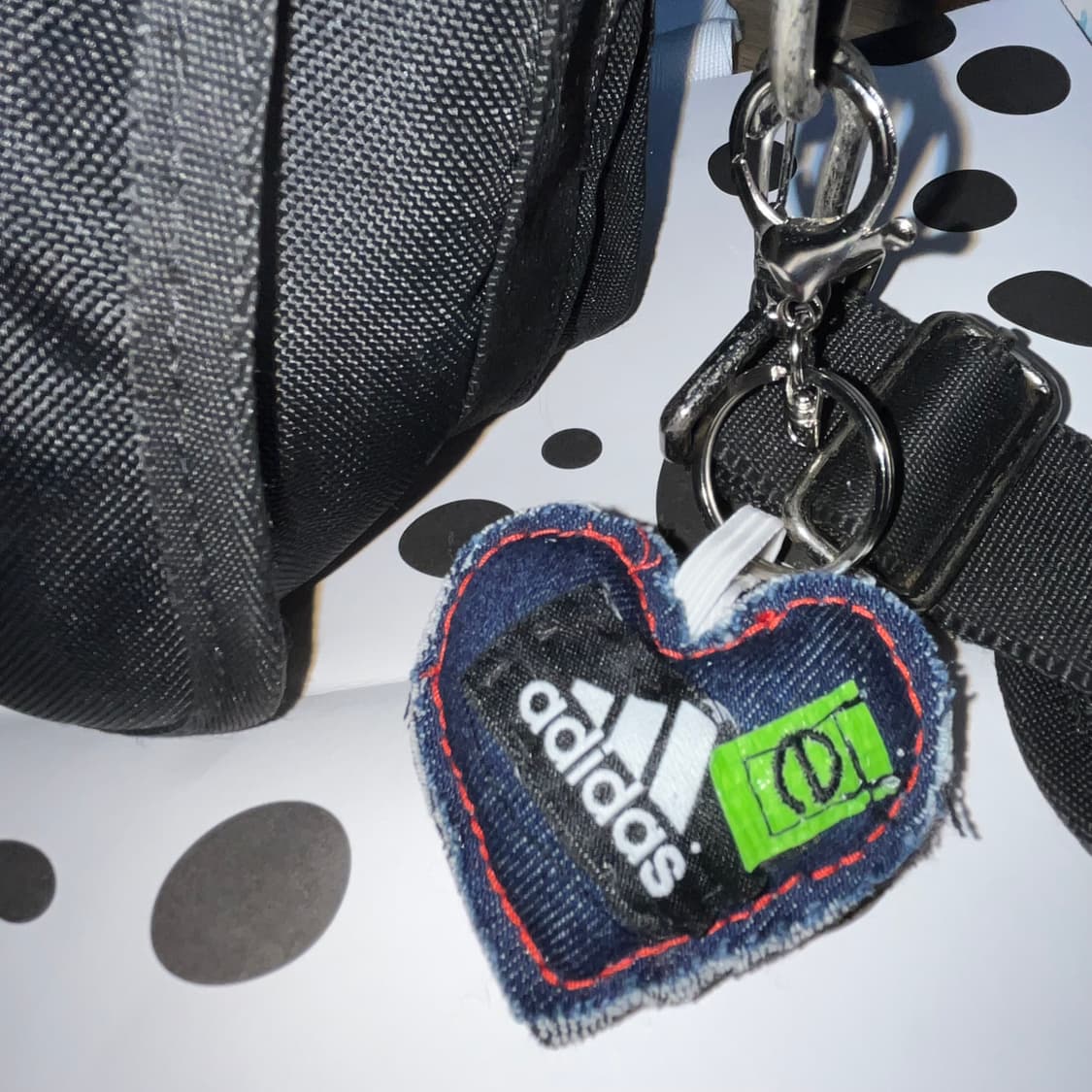Handmade / 데님 하트 키링 4pcs 리사이클링 빈티지 y2k 상품이미지2