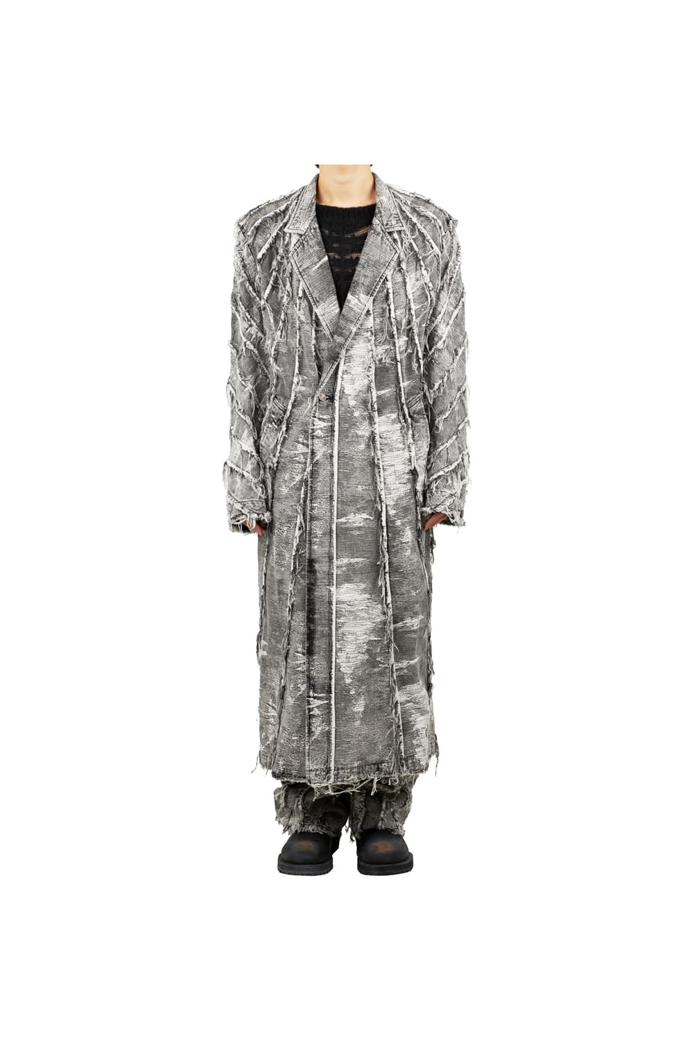 TAAKK 블랙케미컬 풀렝스 데님코트 3사이즈 상품이미지2