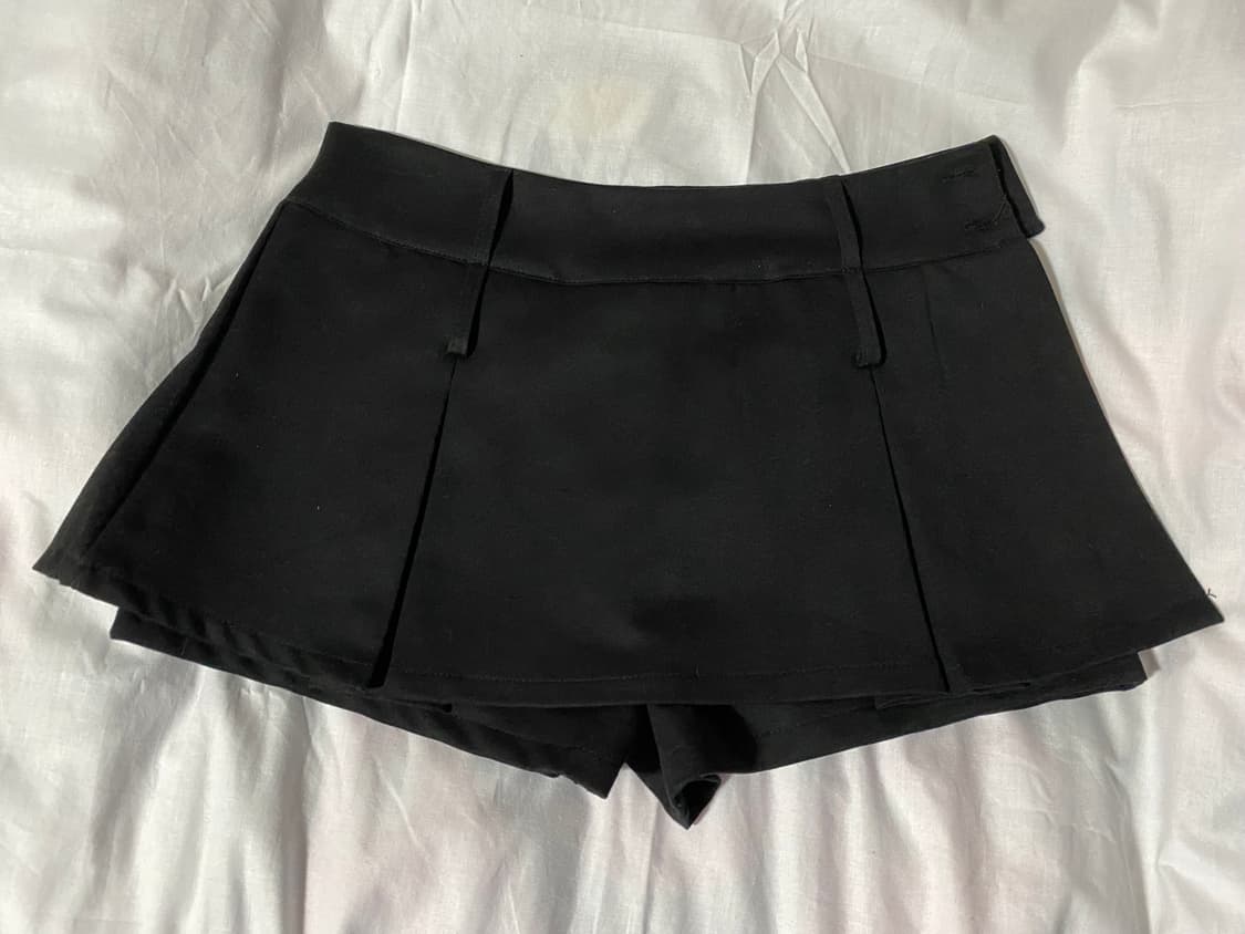 벨트 플리츠 치마바지 상품이미지2