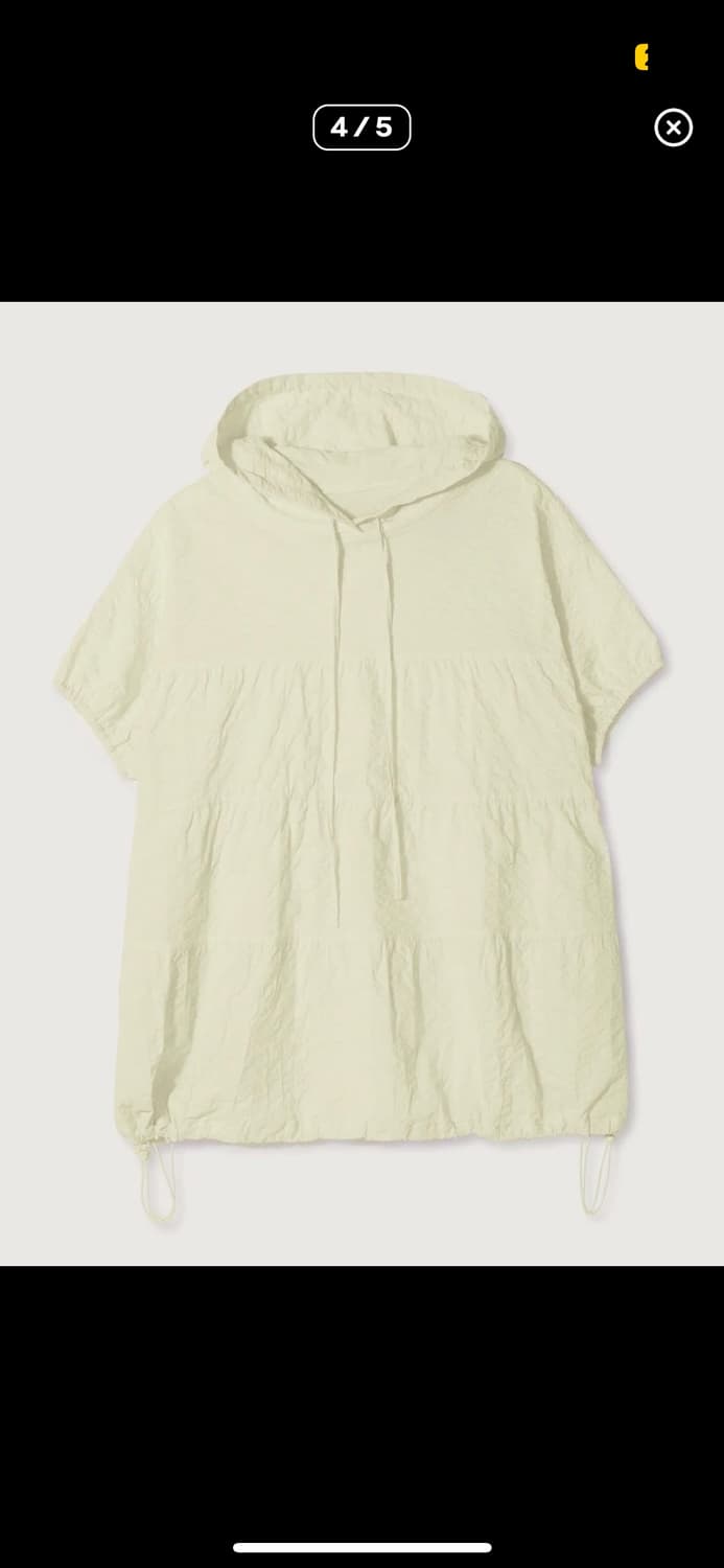 페스토 셔링 하프 슬리브 후드 상품이미지4