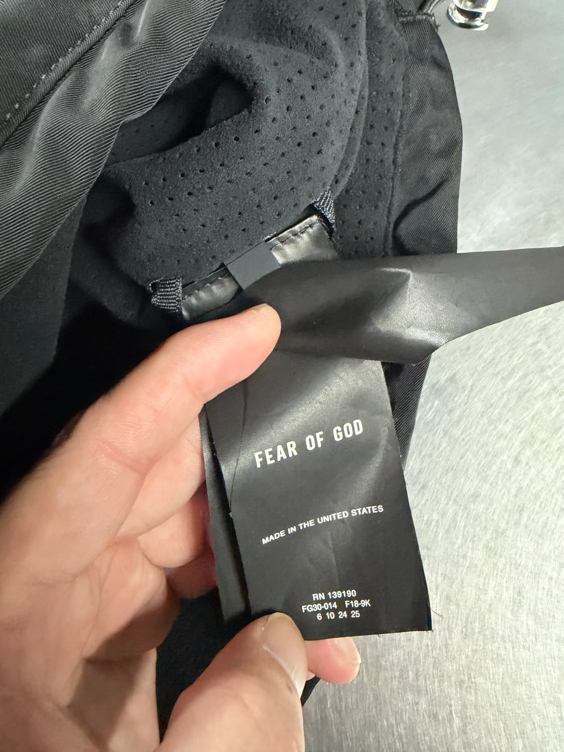 6th 피어오브갓 나일로 풀집업 자켓 블랙 상품이미지6