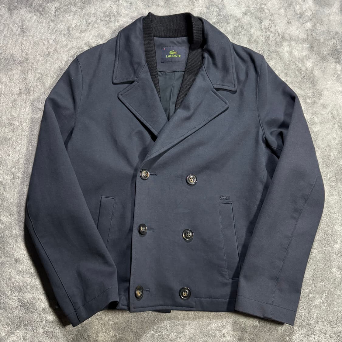 라코스테 6버클 니트 피코트 자켓 상품이미지1