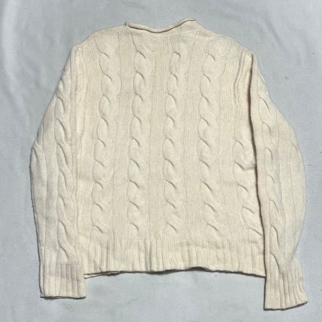 M 폴로랄프로렌 여성용 캐시미어 케이블 니트 상품이미지3