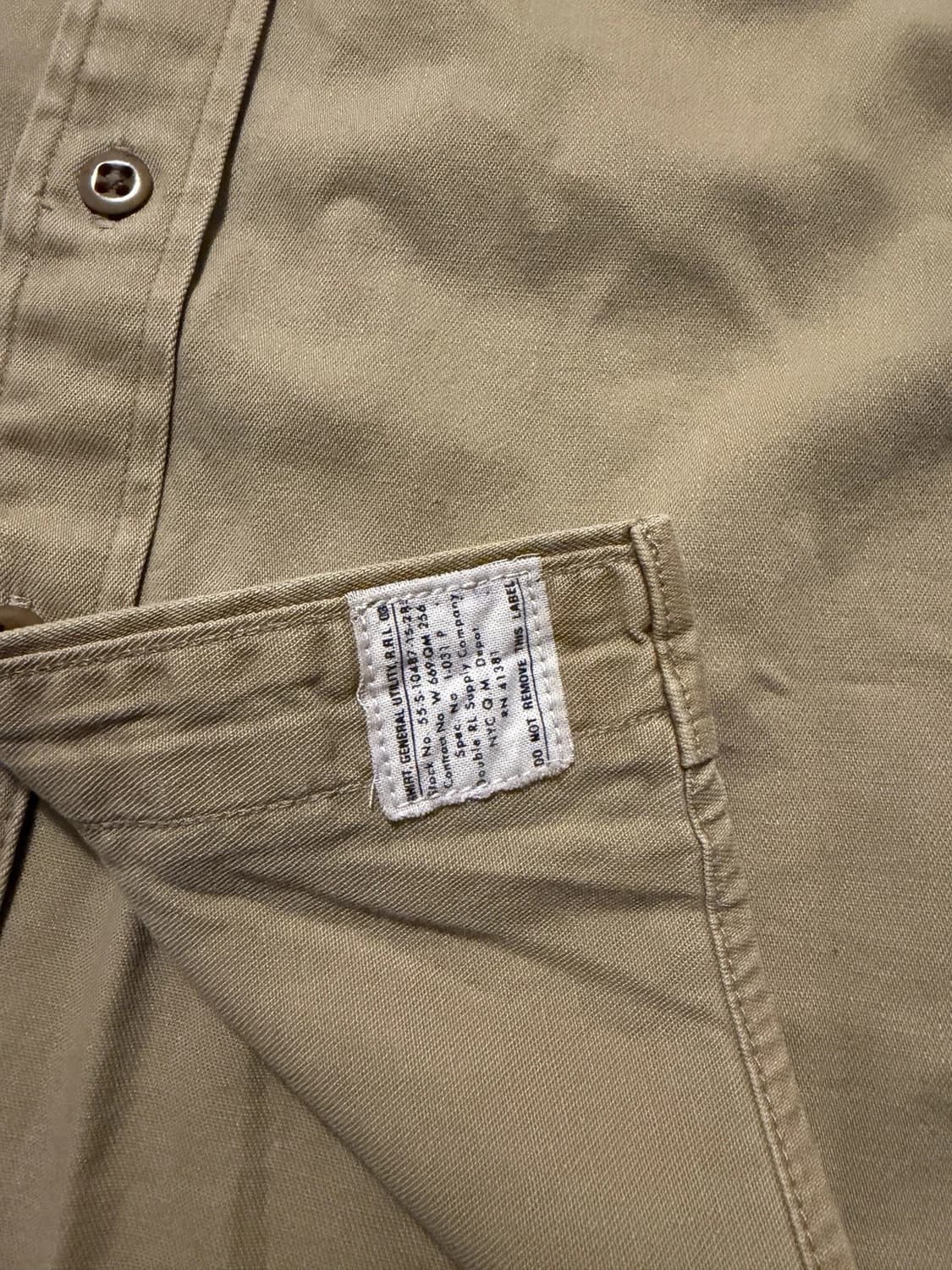 RRL 더블알엘 트윌 오피서 워크셔츠 상품이미지5