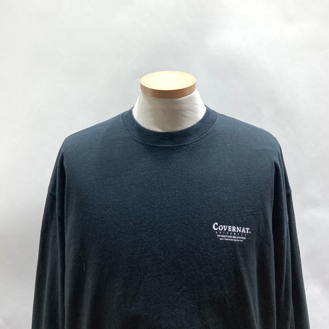 커버낫 남성 긴팔티셔츠 블랙 L 영구제  상품이미지2
