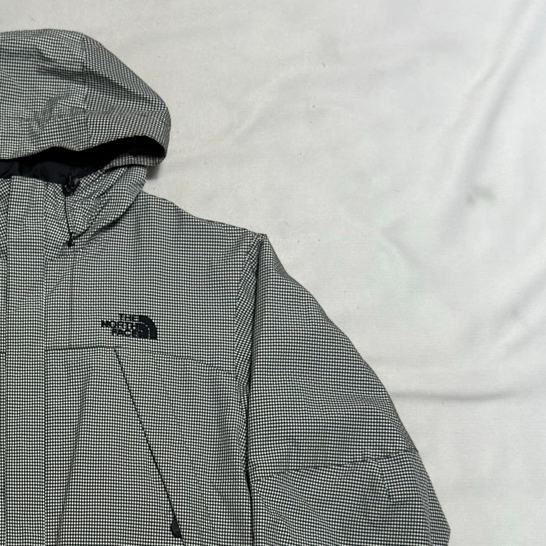 100 노스페이스 체크보드 후드 바람막이 상품이미지1