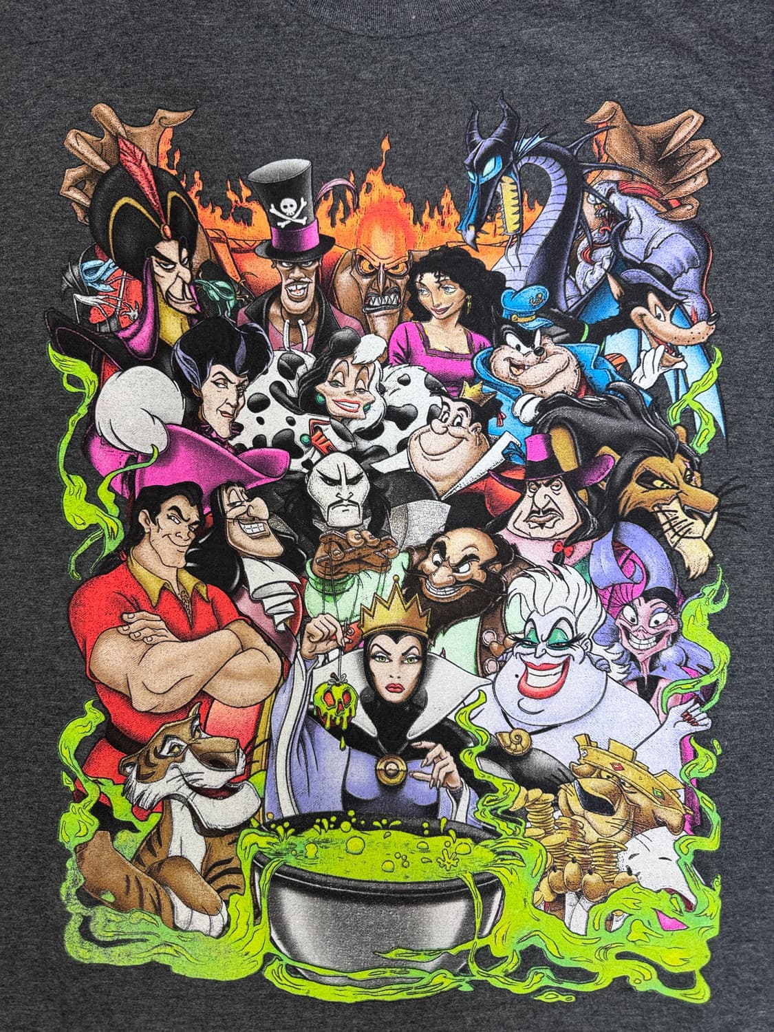 빈티지 디즈니 빌런 DISNEY VILLAINS 캐릭터 티셔츠 L 상품이미지2