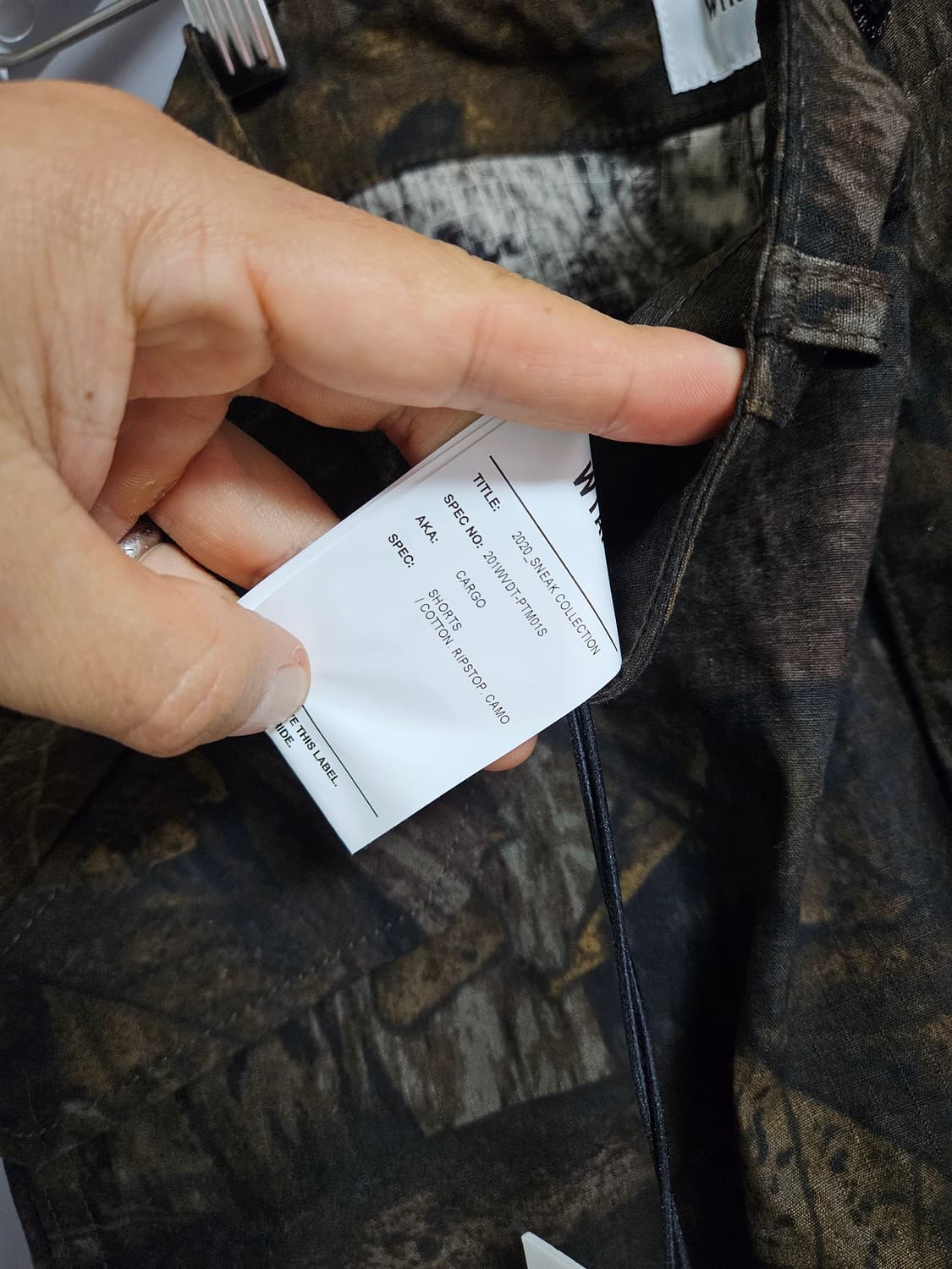 더블탭스 WTAPS 카모 카고 반바지 X 02 상품이미지8