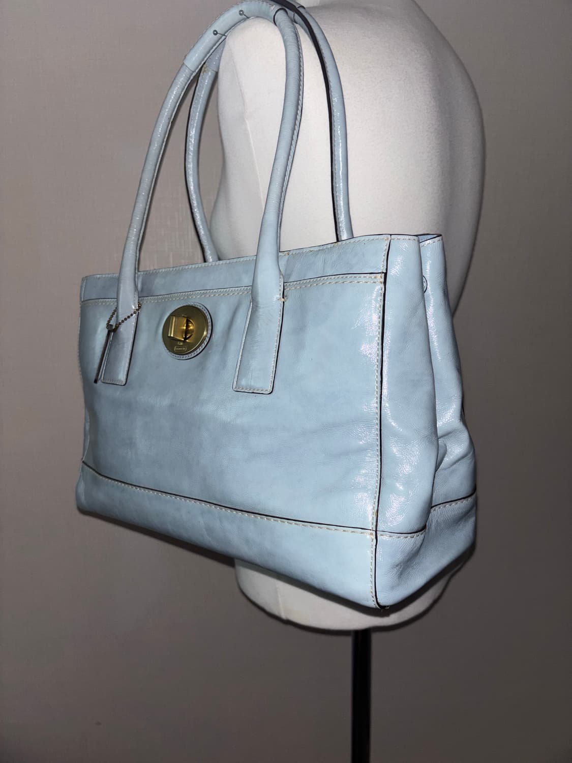 Coach vintage skyblue shoulder bag 상품이미지3