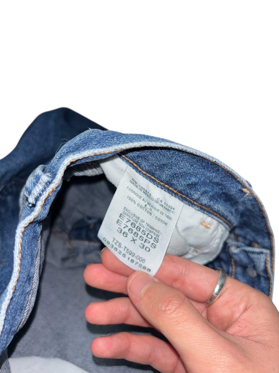 rustler (wrangler) 빈티지 와이드 카펜터 데님 상품이미지10