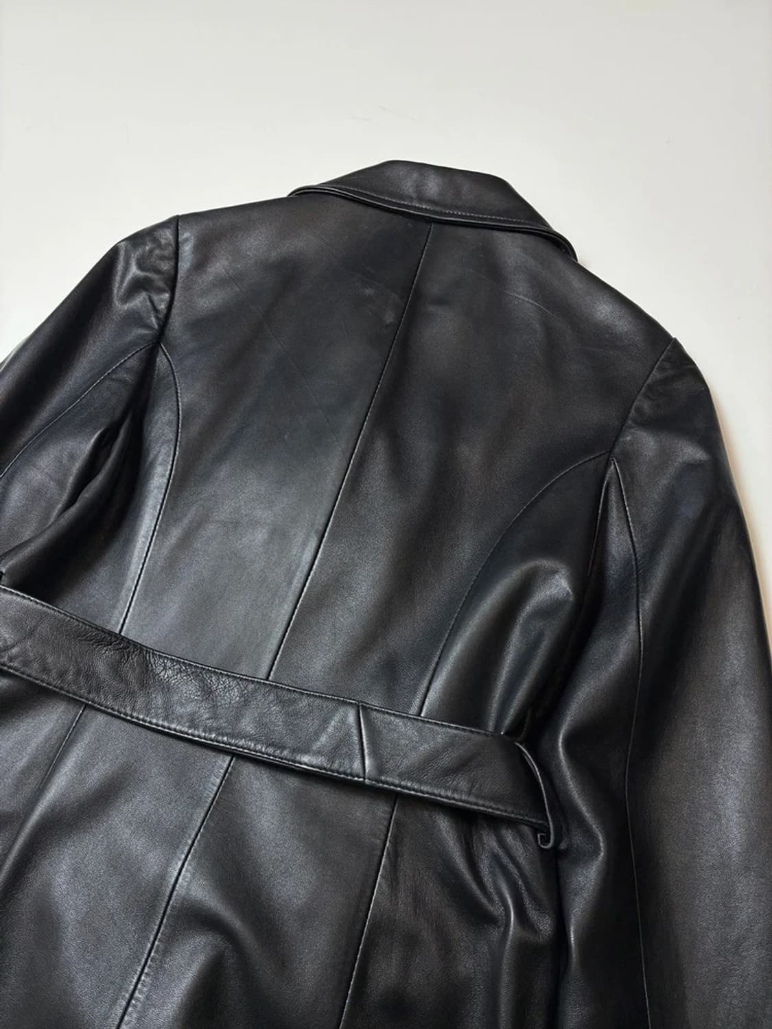 Cutti 00's 양가죽 더블 브레스티드 트렌치 코트 PN8939 상품이미지5