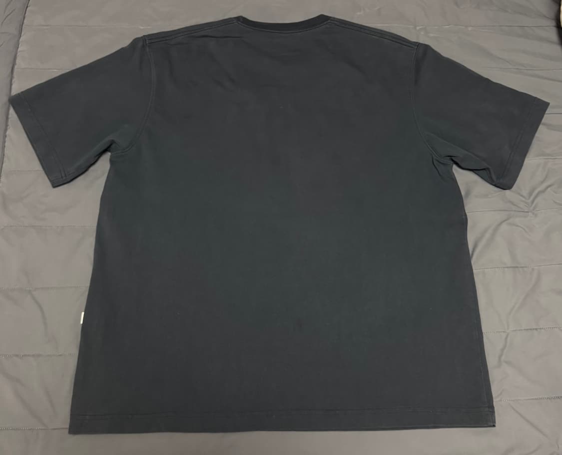 유스 로고 반팔 티셔츠 네이비 상품이미지5