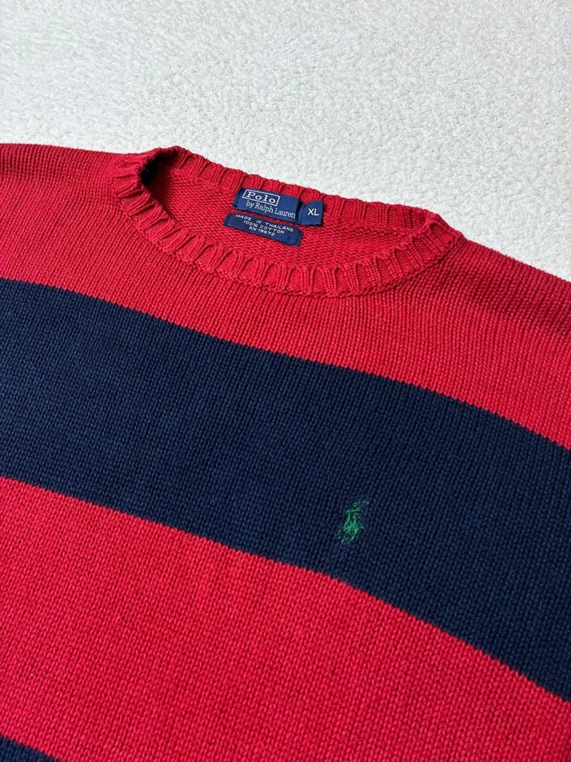 폴로 랄프로렌 90's 단가라 코튼 니트 PN6687 상품이미지3