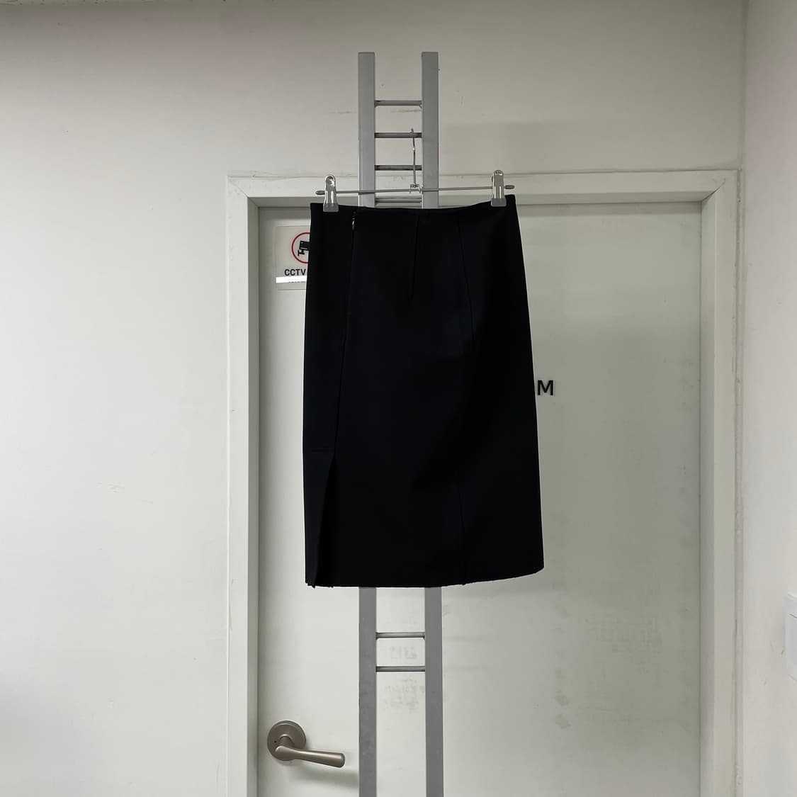 질샌더 NAVY 블랙 스커트 34 상품이미지4