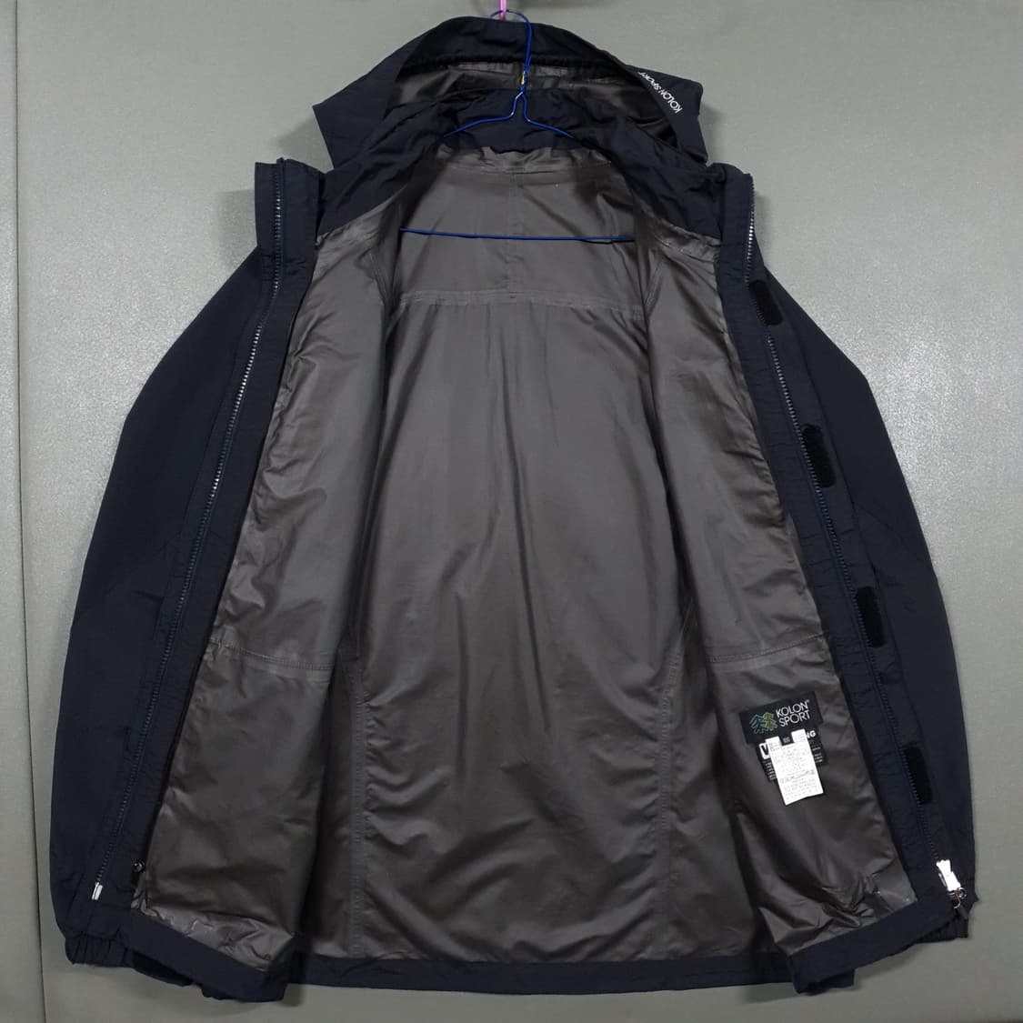 L) 코오롱스포츠 고어텍스 팩라이트쉘 투웨이 바람막이 마운틴 자켓 100 상품이미지7
