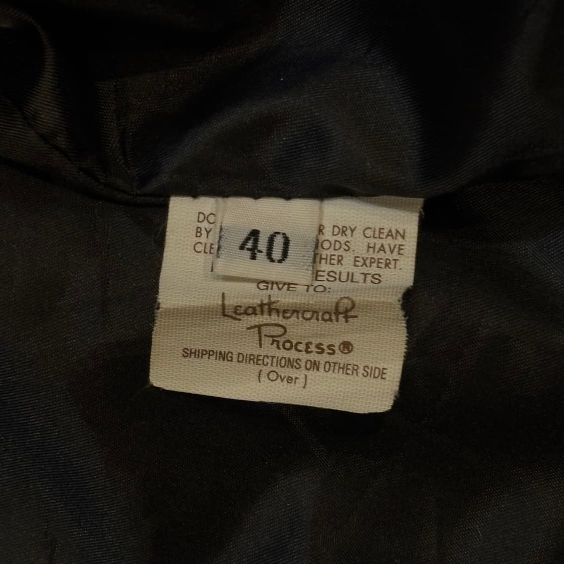 Schott 싱글라이더 레더 자켓 40 내피탈부착 상품이미지10