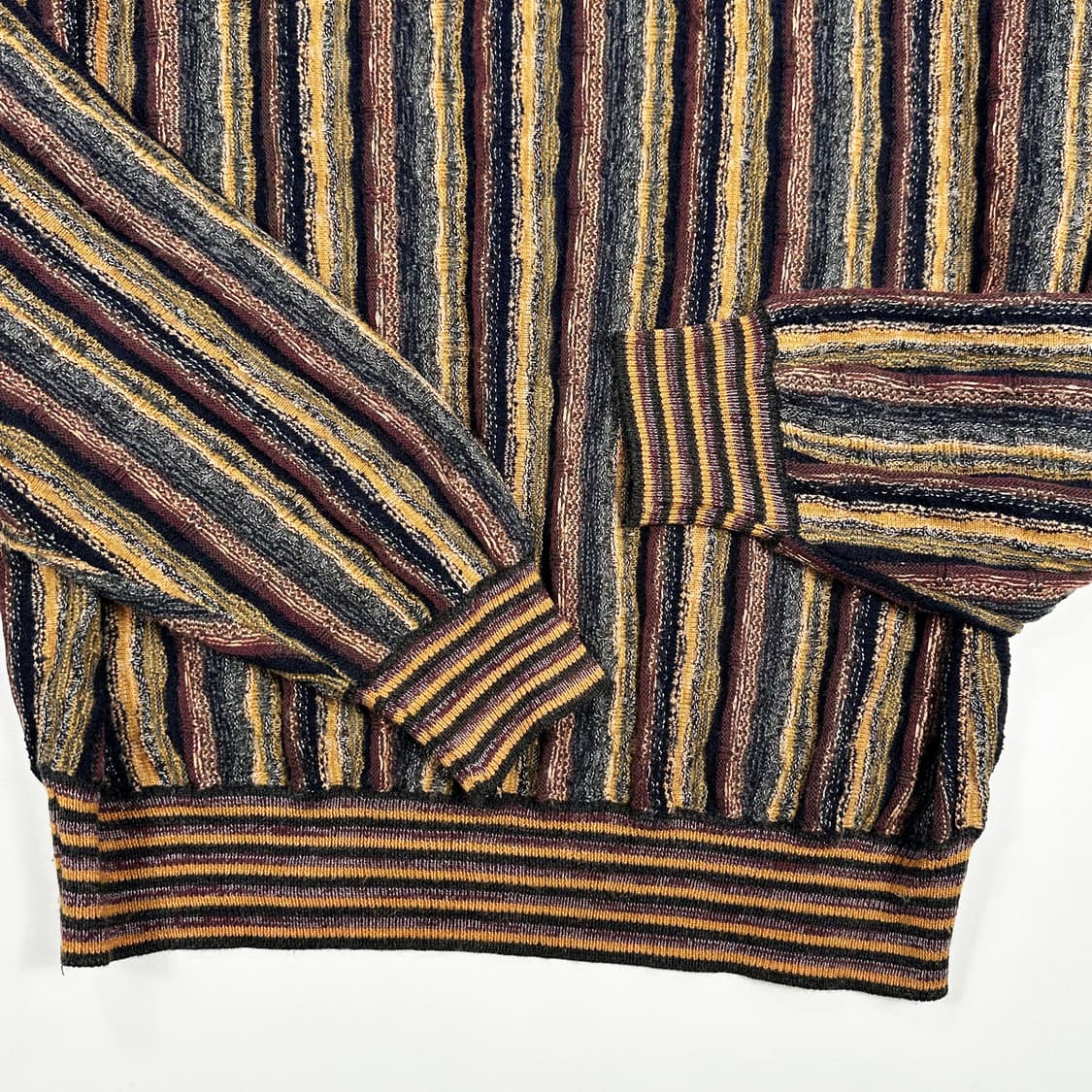 VTG 빈티지 스트라이프 케이블 니트 (L) 상품이미지3