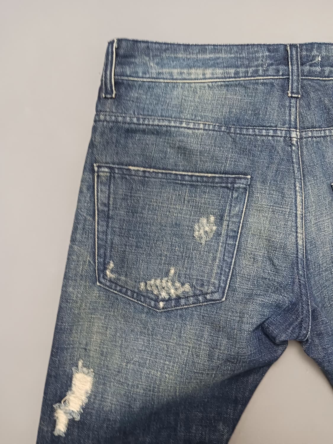 [33] 피에르발망 데미지 리페어진 청바지 상품이미지8