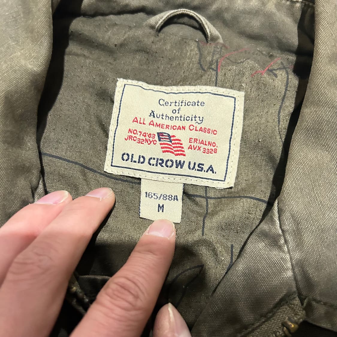 OLD CROW 빈티지 유틸리티 봄바자켓 상품이미지4