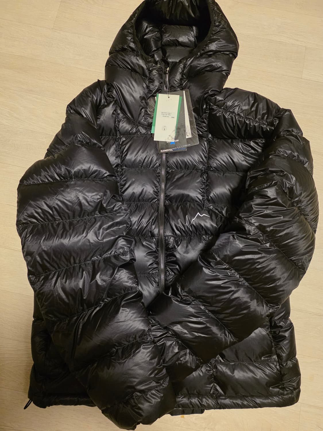 CAYL 케일 라이트다운 자켓 L 블랙 새상품 경량패딩 상품이미지1