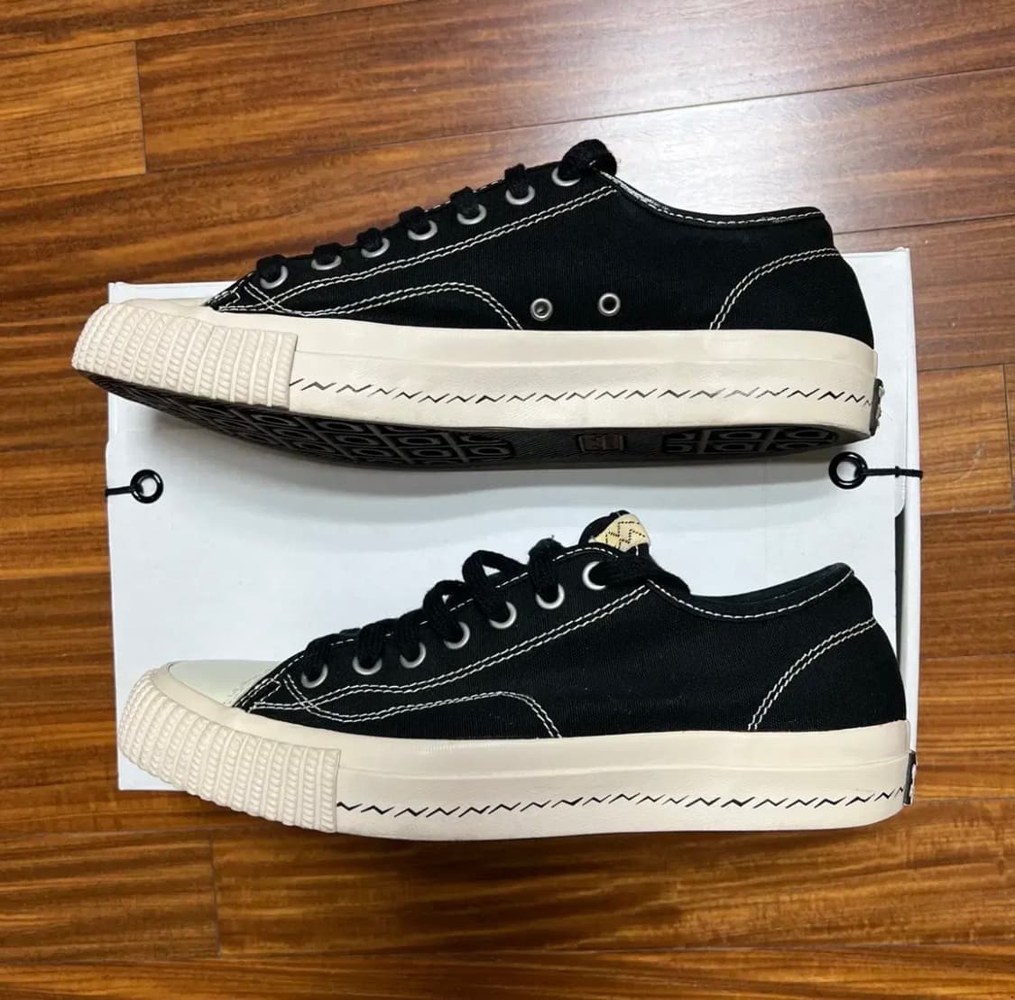 visvim 비즈빔 19ss 스캐그웨이 로우 블랙 상품이미지4