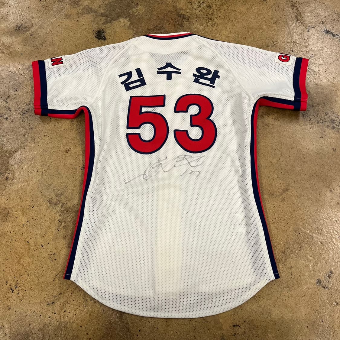 [OS] 롯데 자이언츠 야구 싸인 유니폼 53 김수완 b17 상품이미지3