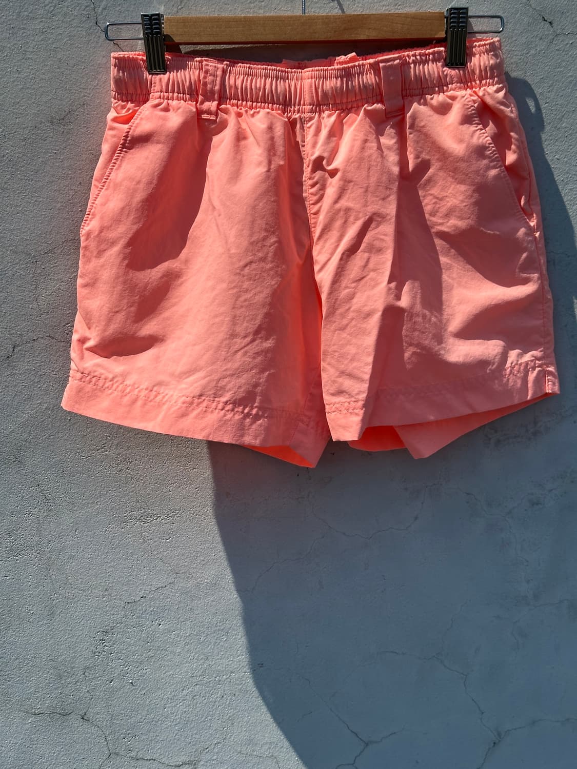 [M] 컬럼비아 PFG 살구 여성 반바지 쇼츠 상품이미지1