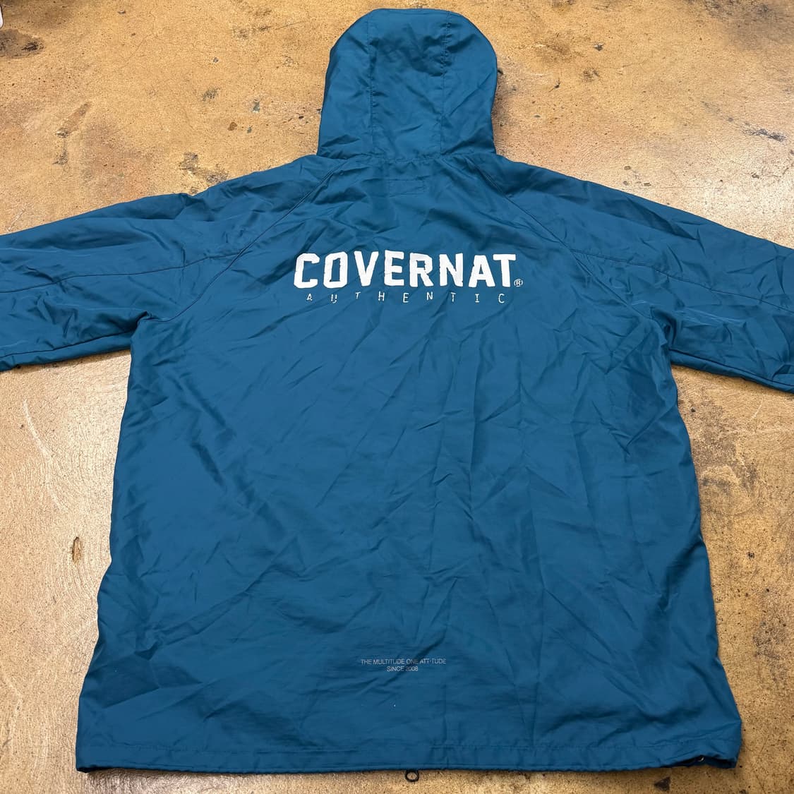 [정품/XL] 커버낫 블루 윈드브레이커 바람막이 후드 자켓 b19 상품이미지4