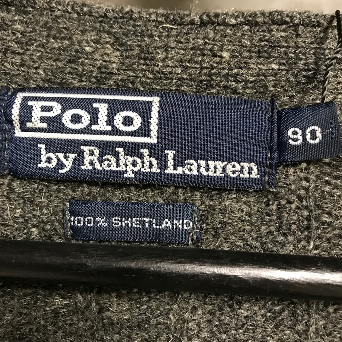 폴로 랄프로렌 케이블 니트 가디건 그레이 90 상품이미지5